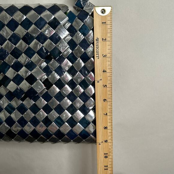 Vintage Y2K Candy Wrapping Purse Up cycle Recycle 11x9in - Picture 4 of 9